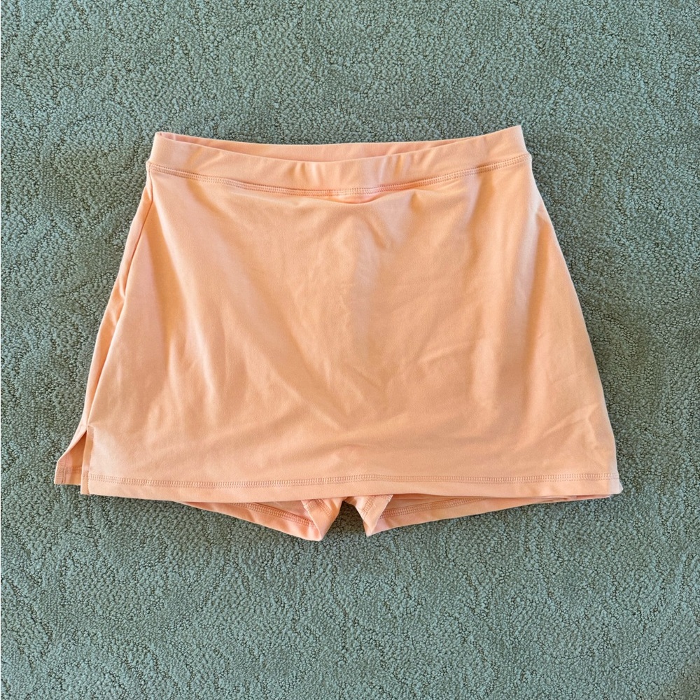 NWOT WeWoreWhat Peach Tennis Mini Skort